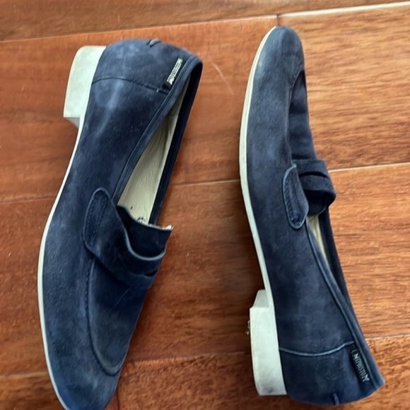 Mephisto navy suede loafers size 7 - Picture 3 of 7